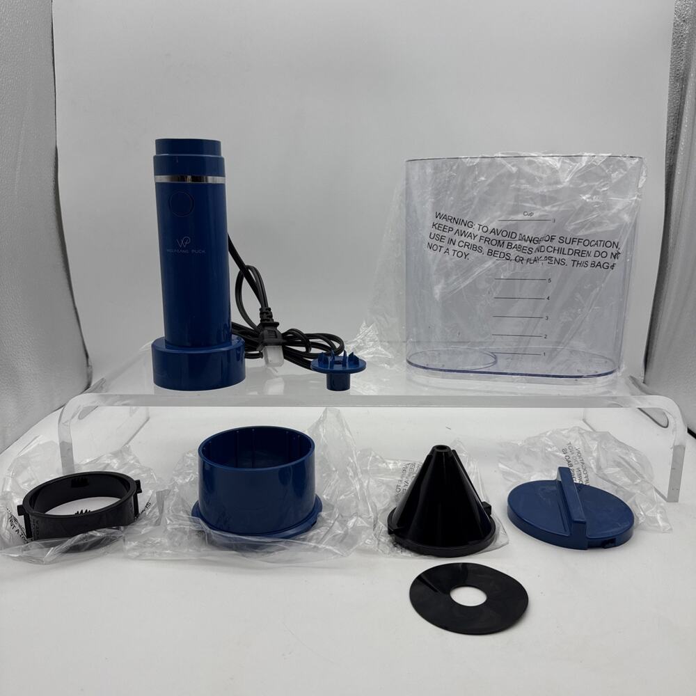Wolfgang Puck BSPL0010 3-in-1 Blue Electric Power Spiralizer READ